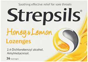 STREPSILS HONEY LEMON