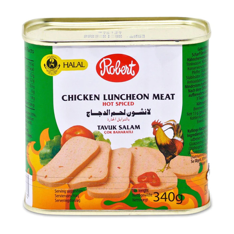 ROBERT CHICKEN LUNCHEON MEAT SPICED 340G