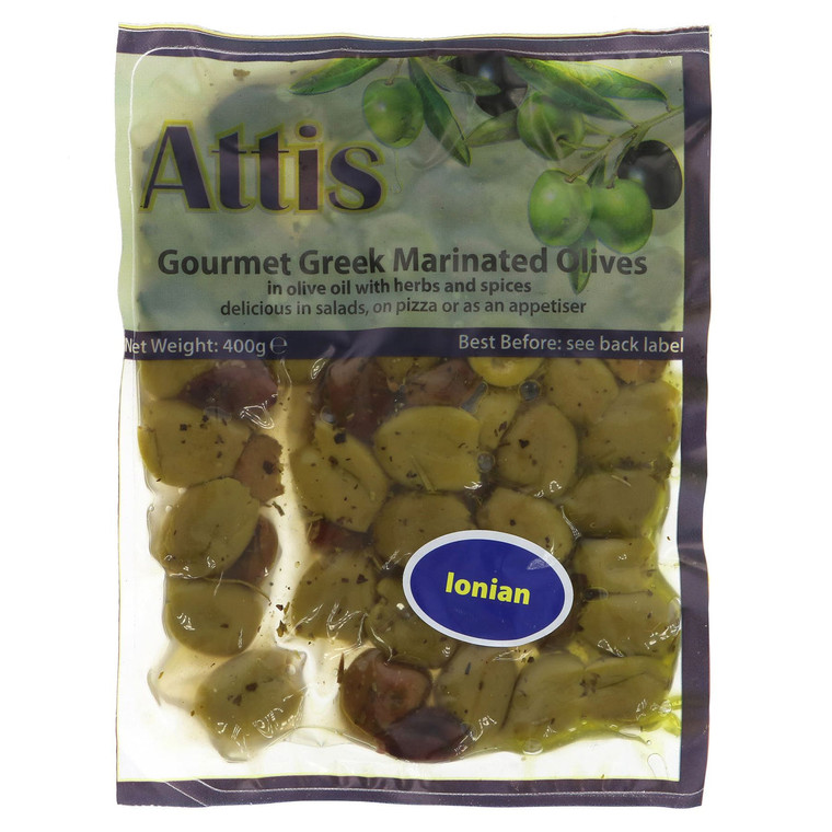 ATTIS KALAMATA OLIVES 400G