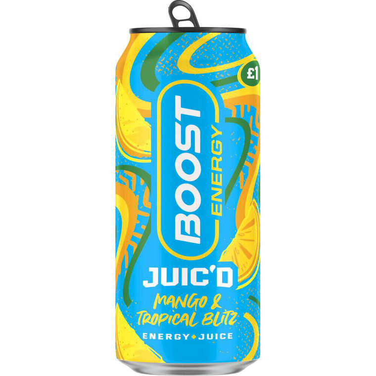 Boost Energy Mango & Tropical Blitz 500ml