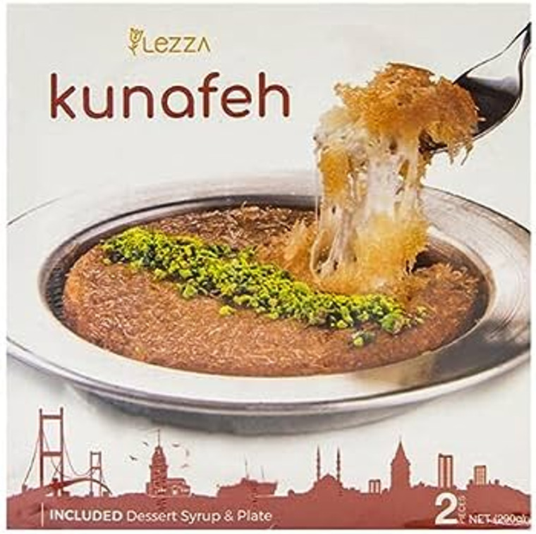 Lezza Turkish Kunafeh Traditional Sweet Dessert 2 Pieces (290g)