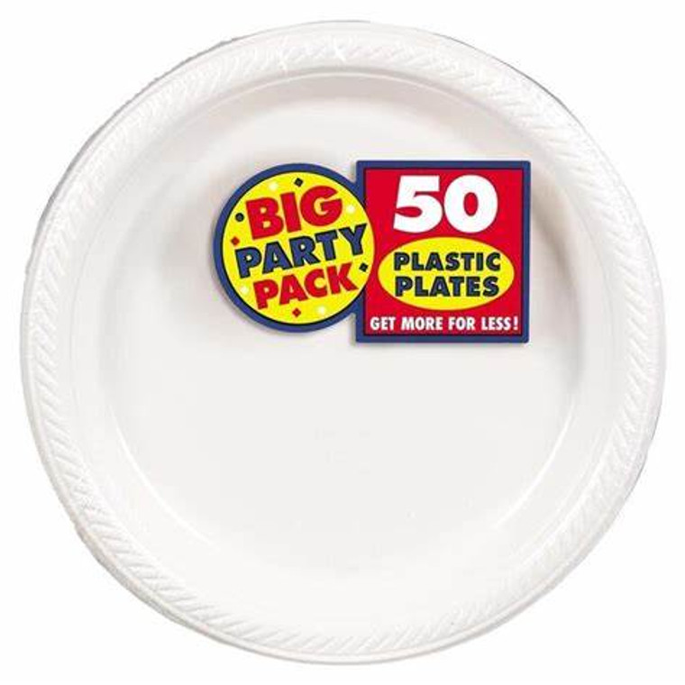 H PACK PLASTIC  PLATES 50