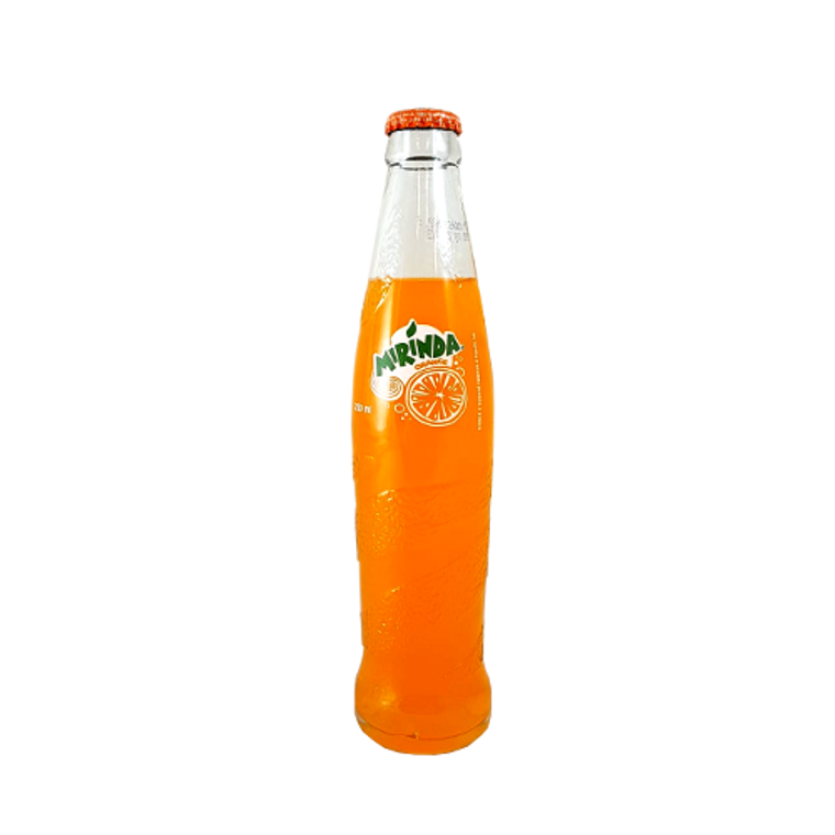 MIRANDA ORANGE GLASS 250ML