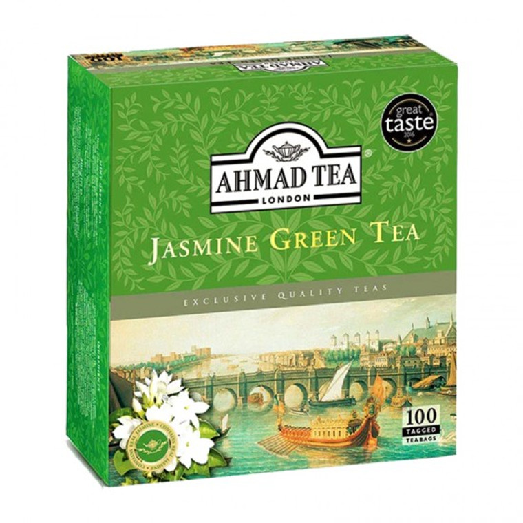 AHMAD GREEN JASMINE TEA BAGS 100